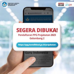 Pendaftaran PPG Prajabatan 2023 Gelombang 2